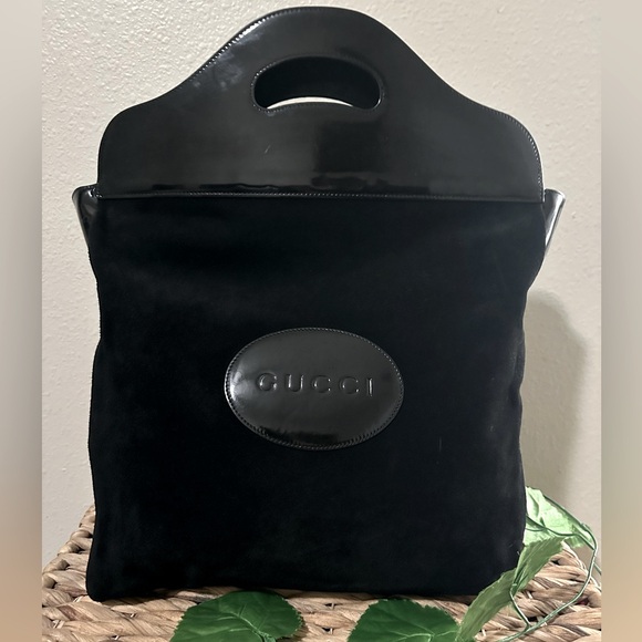 Gucci Handbag 002 8000 1705 Black Suede Leather
Women's GUCCI - Picture 1 of 10